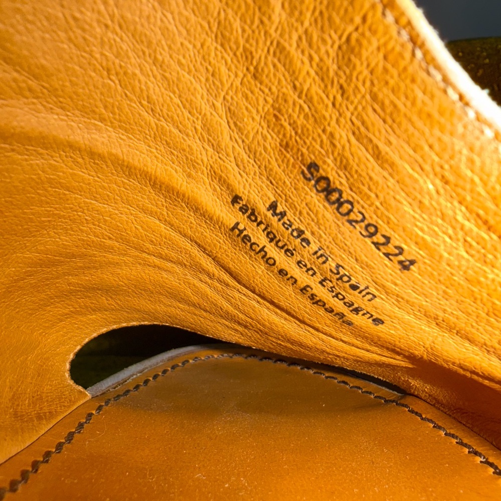 Free People Mont Blanc Tan Leather Slip-On Sandals | Boho Minimal - Picture 3 of 6